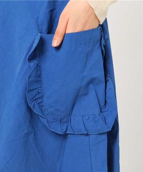 MERLOT（メルロー）の「フリルポケットフレアスカート2256（スカート・レディース・ブラック/ベージュ/ピンク/ブルー/モカ/マスタード/カーキ・FREE）」の14枚目の写真