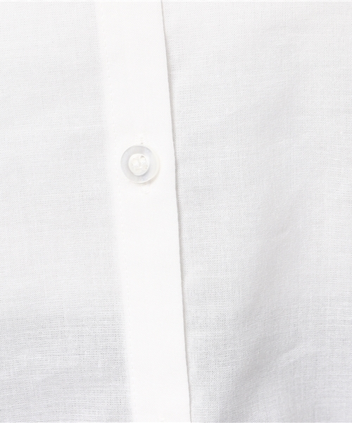 NATURAL BEAUTY BASIC（ナチュラルビューティーベーシック）の「【JJ 5月号掲載】綿モダールシルクシャツ（シャツ/ブラウス・レディース・ホワイト系その他/ダークネイビー/ピンク系その他・SMALL/MEDIUM）」の11枚目の写真