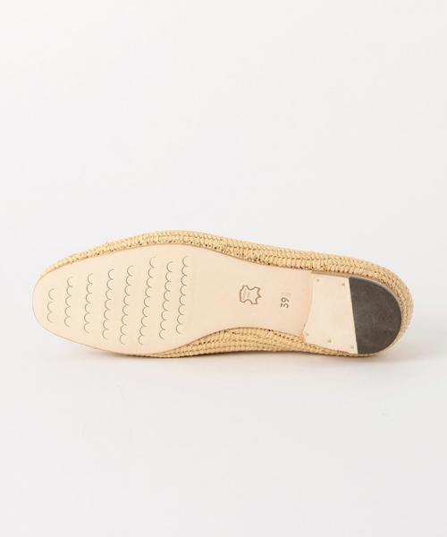 BEAUTY&YOUTH UNITED ARROWS(ビューティーアンドユースユナイテッドアローズ)の「<CHAUGAM>ラフィアローファー ◆(ローファー・レディース・ナチュラル・38/37/39/36)」の4枚目の写真