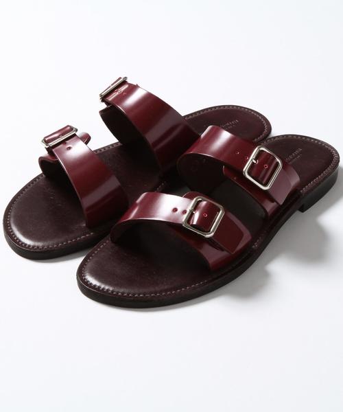 BEAUTY&YOUTH UNITED ARROWS(ビューティーアンドユースユナイテッドアローズ)の「BY ダブルストラップ サンダル ◆(サンダル・メンズ・ブラック/ブラウン/ダークブラウン/ワインレッド・8/7/10/9)」の4枚目の写真