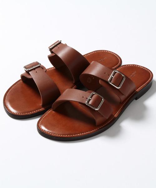 BEAUTY&YOUTH UNITED ARROWS(ビューティーアンドユースユナイテッドアローズ)の「BY ダブルストラップ サンダル ◆(サンダル・メンズ・ブラック/ブラウン/ダークブラウン/ワインレッド・8/7/10/9)」の5枚目の写真