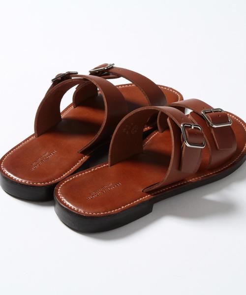 BEAUTY&YOUTH UNITED ARROWS(ビューティーアンドユースユナイテッドアローズ)の「BY ダブルストラップ サンダル ◆(サンダル・メンズ・ブラック/ブラウン/ダークブラウン/ワインレッド・8/7/10/9)」の8枚目の写真