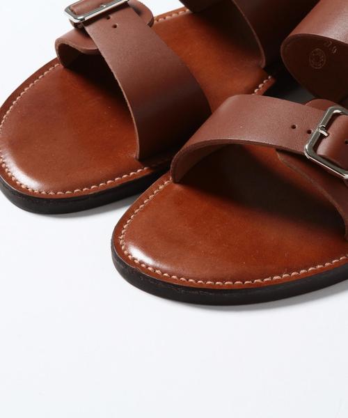 BEAUTY&YOUTH UNITED ARROWS(ビューティーアンドユースユナイテッドアローズ)の「BY ダブルストラップ サンダル ◆(サンダル・メンズ・ブラック/ブラウン/ダークブラウン/ワインレッド・8/7/10/9)」の10枚目の写真