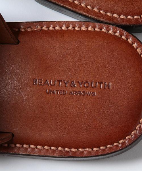 BEAUTY&YOUTH UNITED ARROWS(ビューティーアンドユースユナイテッドアローズ)の「BY ダブルストラップ サンダル ◆(サンダル・メンズ・ブラック/ブラウン/ダークブラウン/ワインレッド・8/7/10/9)」の11枚目の写真
