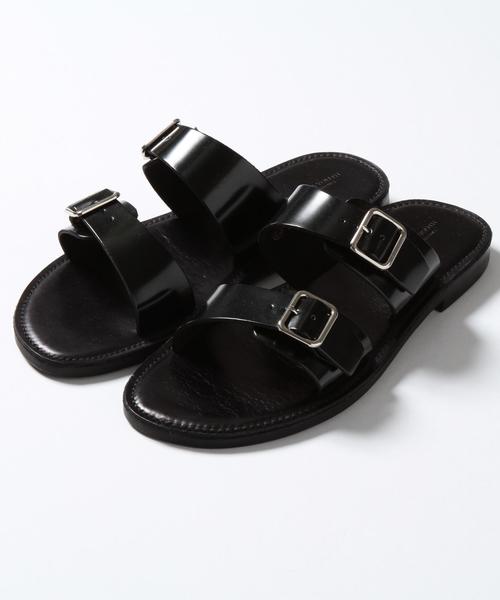 BEAUTY&YOUTH UNITED ARROWS(ビューティーアンドユースユナイテッドアローズ)の「BY ダブルストラップ サンダル ◆(サンダル・メンズ・ブラック/ブラウン/ダークブラウン/ワインレッド・8/7/10/9)」の12枚目の写真