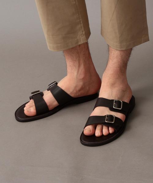 BEAUTY&YOUTH UNITED ARROWS(ビューティーアンドユースユナイテッドアローズ)の「BY ダブルストラップ サンダル ◆(サンダル・メンズ・ブラック/ブラウン/ダークブラウン/ワインレッド・8/7/10/9)」の13枚目の写真