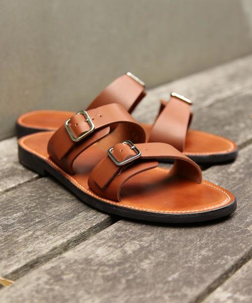 BEAUTY&YOUTH UNITED ARROWS(ビューティーアンドユースユナイテッドアローズ)の「BY ダブルストラップ サンダル ◆(サンダル・メンズ・ブラック/ブラウン/ダークブラウン/ワインレッド・8/7/10/9)」の19枚目の写真