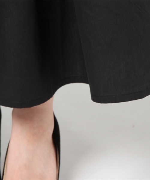 LBC(エルビーシー)の「ベルトセットギャザーロングスカート (スカート・レディース・ネイビー/ダークグリーン/ライトブラウン・MEDIUM)」の10枚目の写真