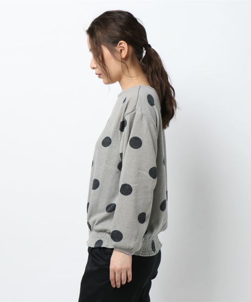 FINAL DECISION(ファイナルディシジョン)の「Final Decijion/ファイナルデシジョン ニットソーギャザープルオーバー(Tシャツ/カットソー・レディース・グレー/ネイビー/チャコール/キャメル・FREE)」の6枚目の写真