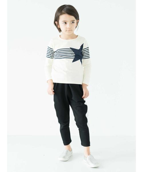 koe（コエ）の「サイドラインカットパンツ（その他パンツ・キッズ・ブラック/杢グレー・110/130/140/100/120）」の7枚目の写真