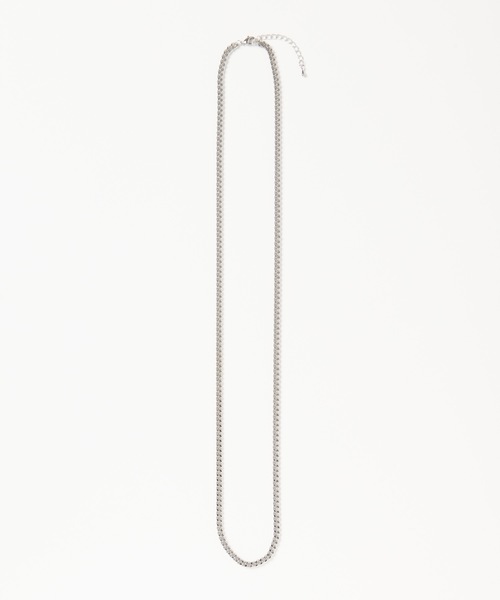 WEGO（ウィゴー）の「WEGO/ロングチェーンネックレス（ネックレス・メンズ・シルバー・FREE）」の4枚目の写真