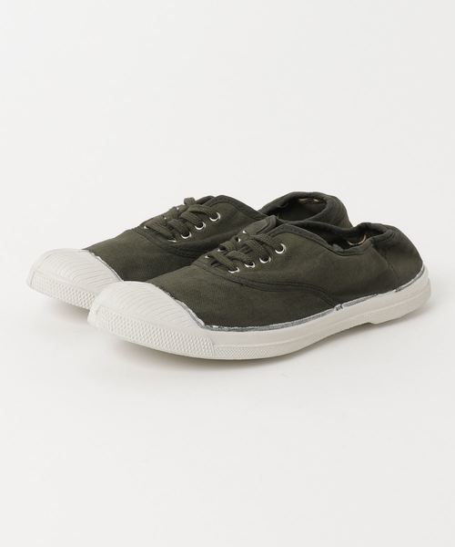 SLOBE IENA(スローブイエナ)の「BENSIMON TENNIS RACETS スニーカー(スニーカー・レディース・カーキ/イエロー・23.5cm/23cm/24.5cm/24cm)」の2枚目の写真