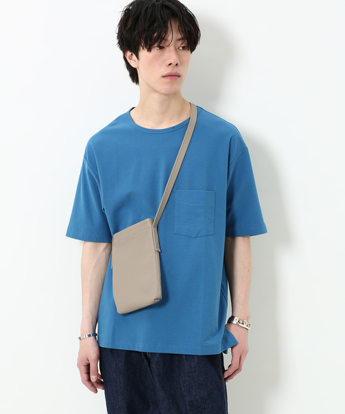 ADAM ET ROPE'（アダムエロペ）の「ADDICT コットン梨地Tシャツ（Tシャツ/カットソー・メンズ・ブラック/グレー/ブルー系その他4・M/L）」の3枚目の写真