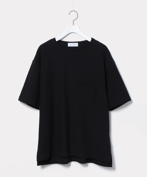 ADAM ET ROPE'（アダムエロペ）の「ADDICT コットン梨地Tシャツ（Tシャツ/カットソー・メンズ・ブラック/グレー/ブルー系その他4・M/L）」の4枚目の写真