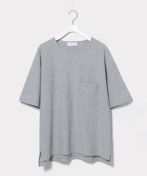 ADAM ET ROPE'（アダムエロペ）の「ADDICT コットン梨地Tシャツ（Tシャツ/カットソー・メンズ・ブラック/グレー/ブルー系その他4・M/L）」の5枚目の写真