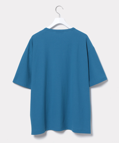 ADAM ET ROPE'（アダムエロペ）の「ADDICT コットン梨地Tシャツ（Tシャツ/カットソー・メンズ・ブラック/グレー/ブルー系その他4・M/L）」の10枚目の写真