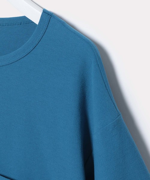 ADAM ET ROPE'（アダムエロペ）の「ADDICT コットン梨地Tシャツ（Tシャツ/カットソー・メンズ・ブラック/グレー/ブルー系その他4・M/L）」の12枚目の写真