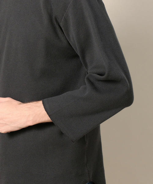 BEAUTY&YOUTH UNITED ARROWS（ビューティーアンドユースユナイテッドアローズ）の「BY サーマル クォータースリーブ カットソー ◆（Tシャツ/カットソー・メンズ・オフホワイト/ダークグレー/マスタード・SMALL/MEDIUM/LARGE/X-LARGE）」の13枚目の写真