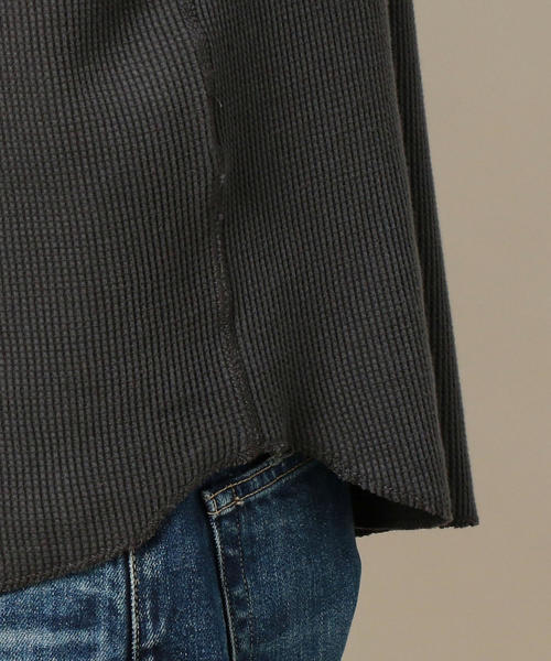 BEAUTY&YOUTH UNITED ARROWS（ビューティーアンドユースユナイテッドアローズ）の「BY サーマル クォータースリーブ カットソー ◆（Tシャツ/カットソー・メンズ・オフホワイト/ダークグレー/マスタード・SMALL/MEDIUM/LARGE/X-LARGE）」の14枚目の写真