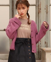 one after another NICE CLAUP | カシミアタッチニットカーディガン(カーディガン/ボレロ)