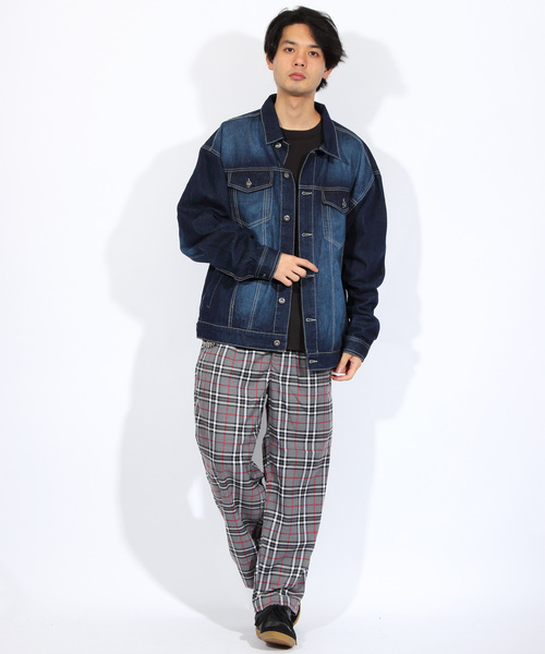 ８(eight)（エイト）の「ビッグ Ｇジャン デニムジャケット（デニムジャケット・メンズ・インディゴブルー/ケミカルウォッシュ/ブルー系その他・MEDIUM/LARGE）」の5枚目の写真