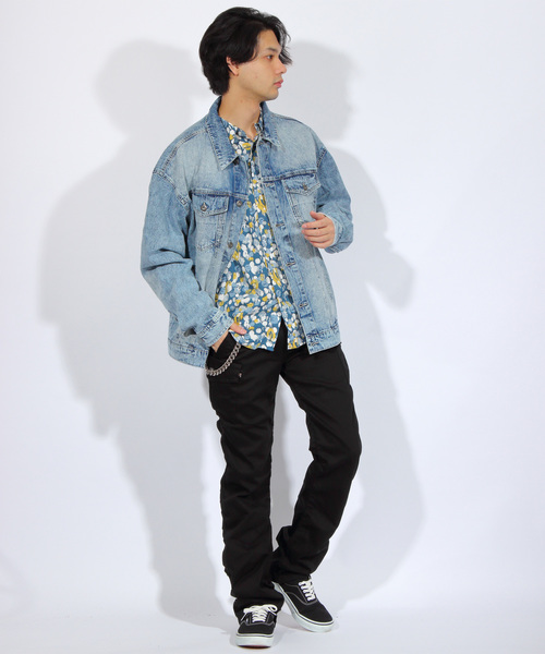 ８(eight)（エイト）の「ビッグ Ｇジャン デニムジャケット（デニムジャケット・メンズ・インディゴブルー/ケミカルウォッシュ/ブルー系その他・MEDIUM/LARGE）」の9枚目の写真