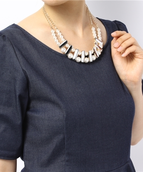 mystic（ミスティック）の「コネクトパールネックレス（ネックレス・レディース・オフホワイト・ﾌﾘ-）」の3枚目の写真