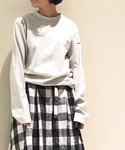 GREEN BOWL(グリーンボウル)の「GREEN BOWL Long Sleeve T-shirts/グリーンボウル ロング Tシャツ(Tシャツ/カットソー・メンズ・オートミール/グレー系その他・40/38)」の11枚目の写真