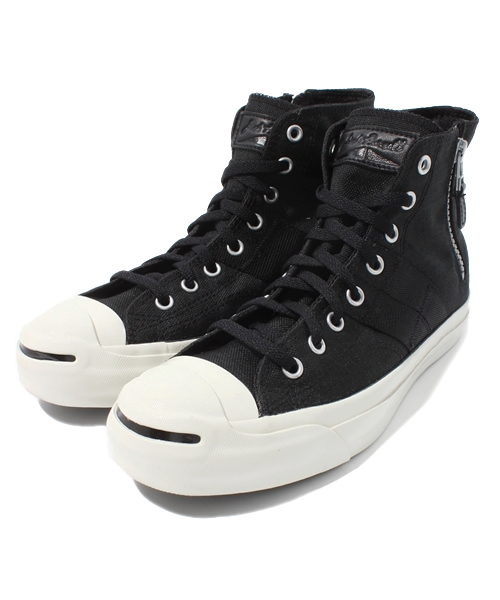 CONVERSE（コンバース）の「JACK PURCELL HS PORTAGE ML HI/ジャックパーセル HS ポーテージ ML HI（スニーカー・メンズ・ブラック/ベージュ・3.5/4/4.5/5/5.5/6/6.5/7/7.5/8/8.5/9/9.5/10.5）」の2枚目の写真