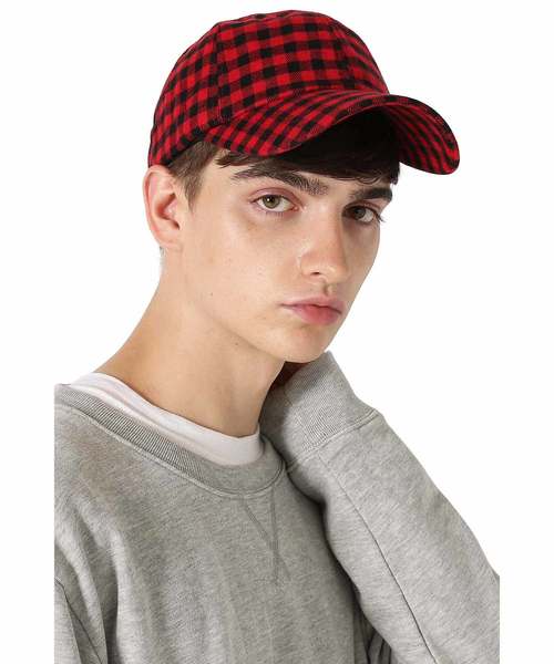 improves(インプローブス)の「Inspiration - improves select - ギンガムチェックネルキャップ(キャップ)」|レッド
