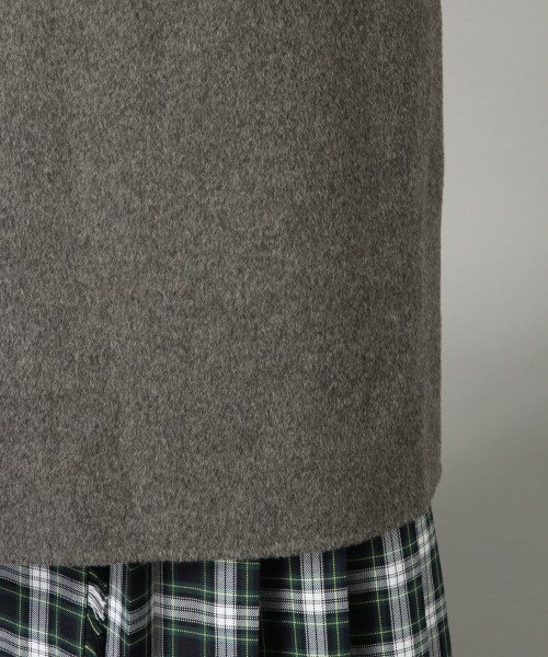 LOWRYS FARM（ローリーズファーム）の「Ｗフェイスパッチポケコート　816154（その他アウター・レディース・ブラウン/グレー・FREE）」の9枚目の写真