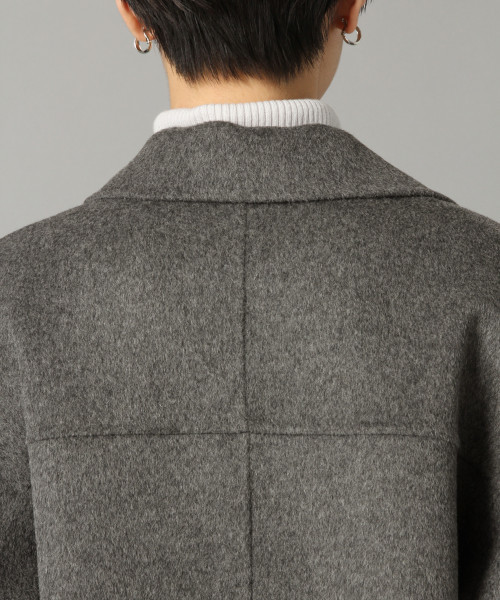 LOWRYS FARM（ローリーズファーム）の「Ｗフェイスパッチポケコート　816154（その他アウター・レディース・ブラウン/グレー・FREE）」の8枚目の写真