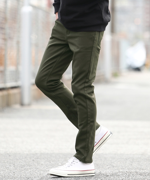 Ressaca(レサーカ)の「ストレッチフリーススキニーパンツ(その他パンツ・メンズ・ホワイト/ライトブルー/ブラック/ベージュ/チャコール/ブルー/ワンウォッシュ/カーキ/ネイビー・S/M/L/XL)」の5枚目の写真