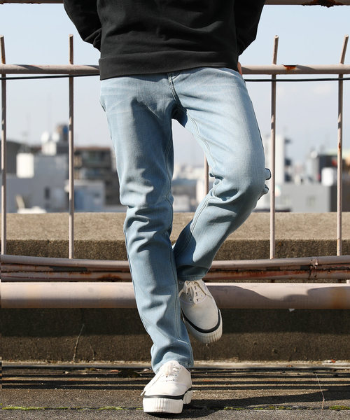 Ressaca(レサーカ)の「ストレッチフリーススキニーパンツ(その他パンツ・メンズ・ホワイト/ライトブルー/ブラック/ベージュ/チャコール/ブルー/ワンウォッシュ/カーキ/ネイビー・S/M/L/XL)」の6枚目の写真