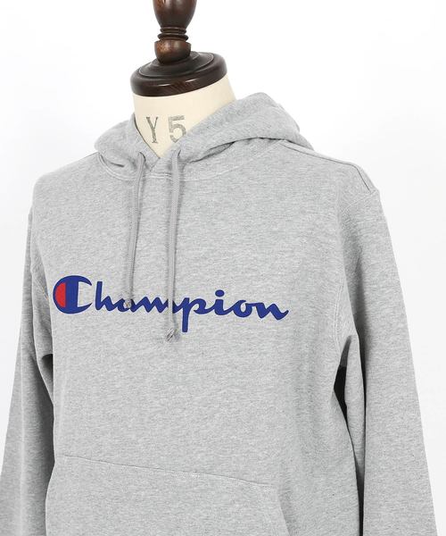 Champion（チャンピオン）の「Champion チャンピオン BASIC ロゴプリント スウェットパーカー C3-J117（パーカー・メンズ・ホワイト/ブラック/ネイビー/グレー/イエロー/マルーン/ロイヤルブルー/ヘザーチャコール/レッド・M/L/XL/XXL）」の12枚目の写真