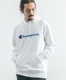 Champion チャンピオン BASIC ロゴプリント スウェットパーカー C3-J117