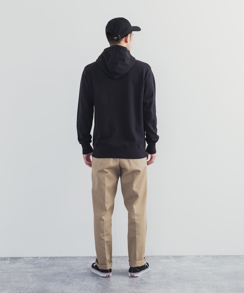 Champion（チャンピオン）の「Champion チャンピオン BASIC ロゴプリント スウェットパーカー C3-J117（パーカー・メンズ・ホワイト/ブラック/ネイビー/グレー/イエロー/マルーン/ロイヤルブルー/ヘザーチャコール/レッド・M/L/XL/XXL）」の21枚目の写真