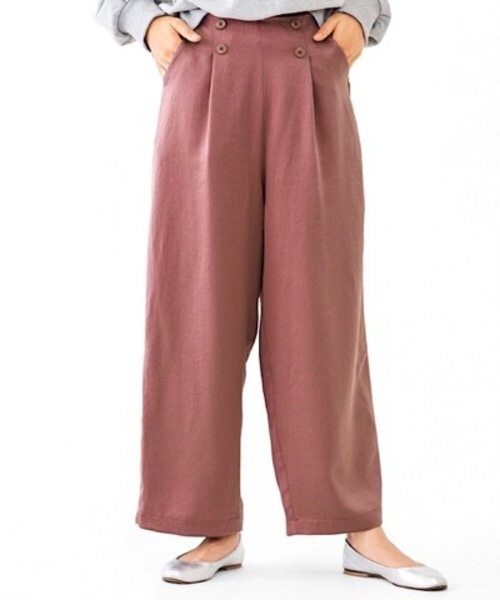 flower（フラワー）の「リキッドマリンパンツ（その他パンツ・レディース・ブラウン/ベージュ・FREE）」の2枚目の写真