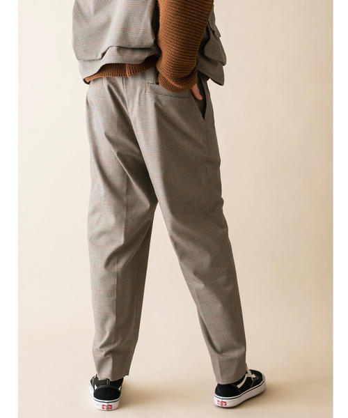 MONKEY TIME（モンキータイム）の「＜monkey time＞ GUNCLUB CHECK WIDE 1P PANTS/ワイドパンツ（スラックス・メンズ・ブラウン・LARGE/SMALL/MEDIUM）」の8枚目の写真