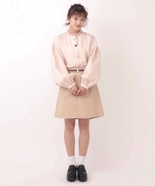 one after another NICE CLAUP（ワンアフターアナザーナイスクラップ）の「いろいろボタンブラウス（シャツ/ブラウス・レディース・オフホワイト/ライトベージュ/モカ/ピンク系その他・FREE）」の7枚目の写真