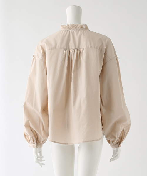 one after another NICE CLAUP（ワンアフターアナザーナイスクラップ）の「いろいろボタンブラウス（シャツ/ブラウス・レディース・オフホワイト/ライトベージュ/モカ/ピンク系その他・FREE）」の11枚目の写真