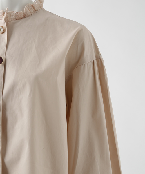 one after another NICE CLAUP（ワンアフターアナザーナイスクラップ）の「いろいろボタンブラウス（シャツ/ブラウス・レディース・オフホワイト/ライトベージュ/モカ/ピンク系その他・FREE）」の15枚目の写真