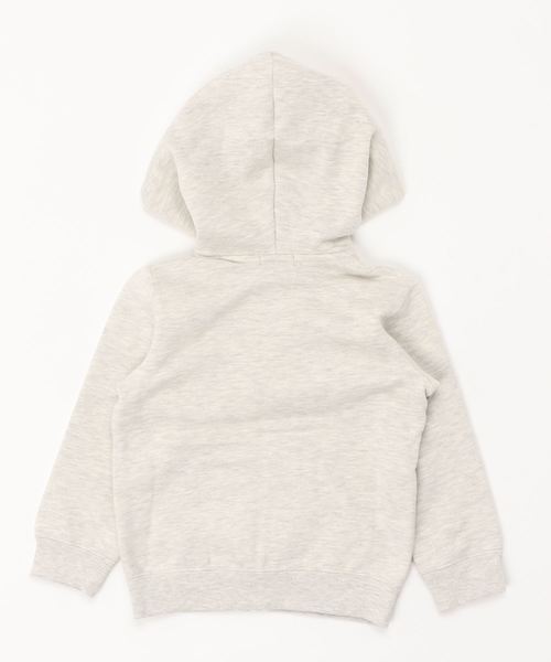 THE NORTH FACE（ザノースフェイス）の「ザ・ノース・フェイス キッズ ロゴスウェットパーカー / リアビューフルジップフーディー（パーカー・キッズ・カーキ/オートミール・100/110/120/130/140/150）」の3枚目の写真