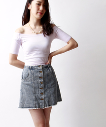 WEGO | WEGO/デニムAラインスカート(デニムスカート)