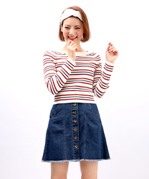 WEGO | WEGO/デニムAラインスカート(デニムスカート)