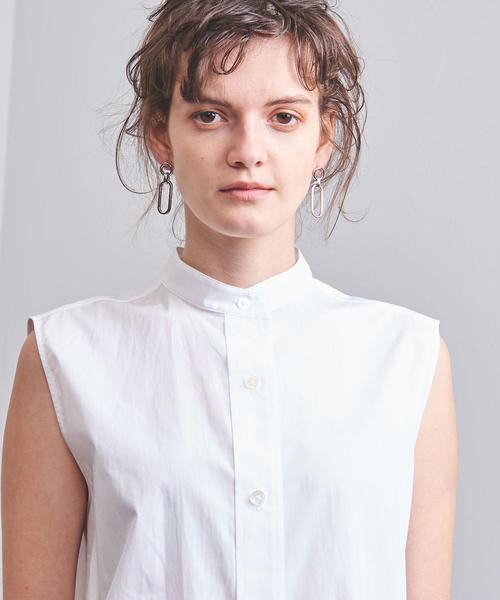 UNITED ARROWS（ユナイテッドアローズ）の「UGSC スタンドカラー タグ付き ユナイテッドアローズ スタンドカラー シャツ ブラウス ノースリーブ