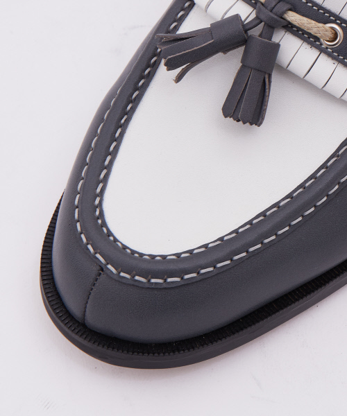 alfredoBANNISTER（アルフレッドバニスター）の「※　タッセルローファーコンビ（ドレスシューズ・メンズ・ブルー/キャメル・39/40/41/42/43/44）」の12枚目の写真