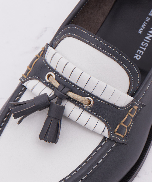 alfredoBANNISTER（アルフレッドバニスター）の「※　タッセルローファーコンビ（ドレスシューズ・メンズ・ブルー/キャメル・39/40/41/42/43/44）」の11枚目の写真