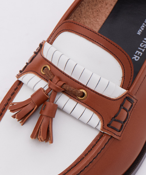 alfredoBANNISTER（アルフレッドバニスター）の「※　タッセルローファーコンビ（ドレスシューズ・メンズ・ブルー/キャメル・39/40/41/42/43/44）」の9枚目の写真