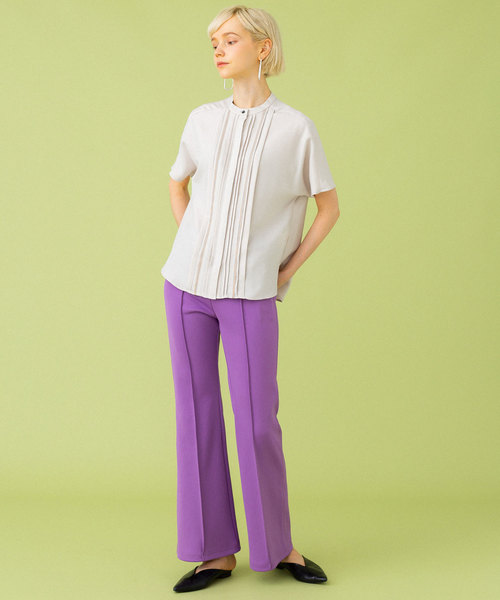 UNITED TOKYO（ユナイテッドトウキョウ）の「プレスベルボトムパンツ（その他パンツ・レディース・ブラック/ブラウン/ラベンダー・1）」の19枚目の写真